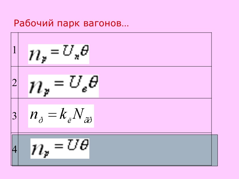 Рабочий парк вагонов…